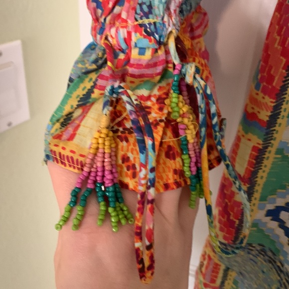 FARM Rio Colorful Patchwork Mini Dress - Picture 9 of 16